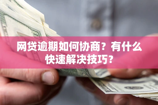 武汉网贷逾期如何协商？有什么快速解决技巧？