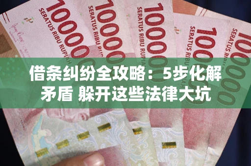 武汉借条纠纷全攻略：5步化解矛盾 躲开这些法律大坑