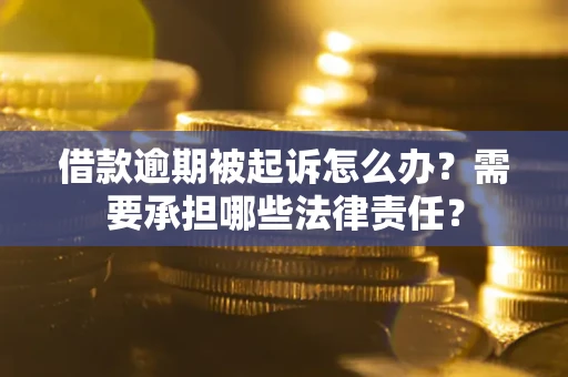 武汉借款逾期被起诉怎么办？需要承担哪些法律责任？