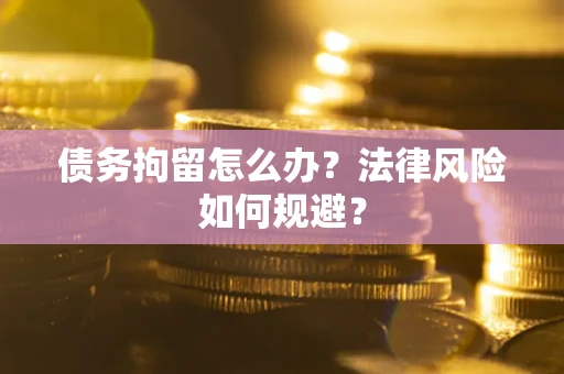 武汉债务拘留怎么办？法律风险如何规避？